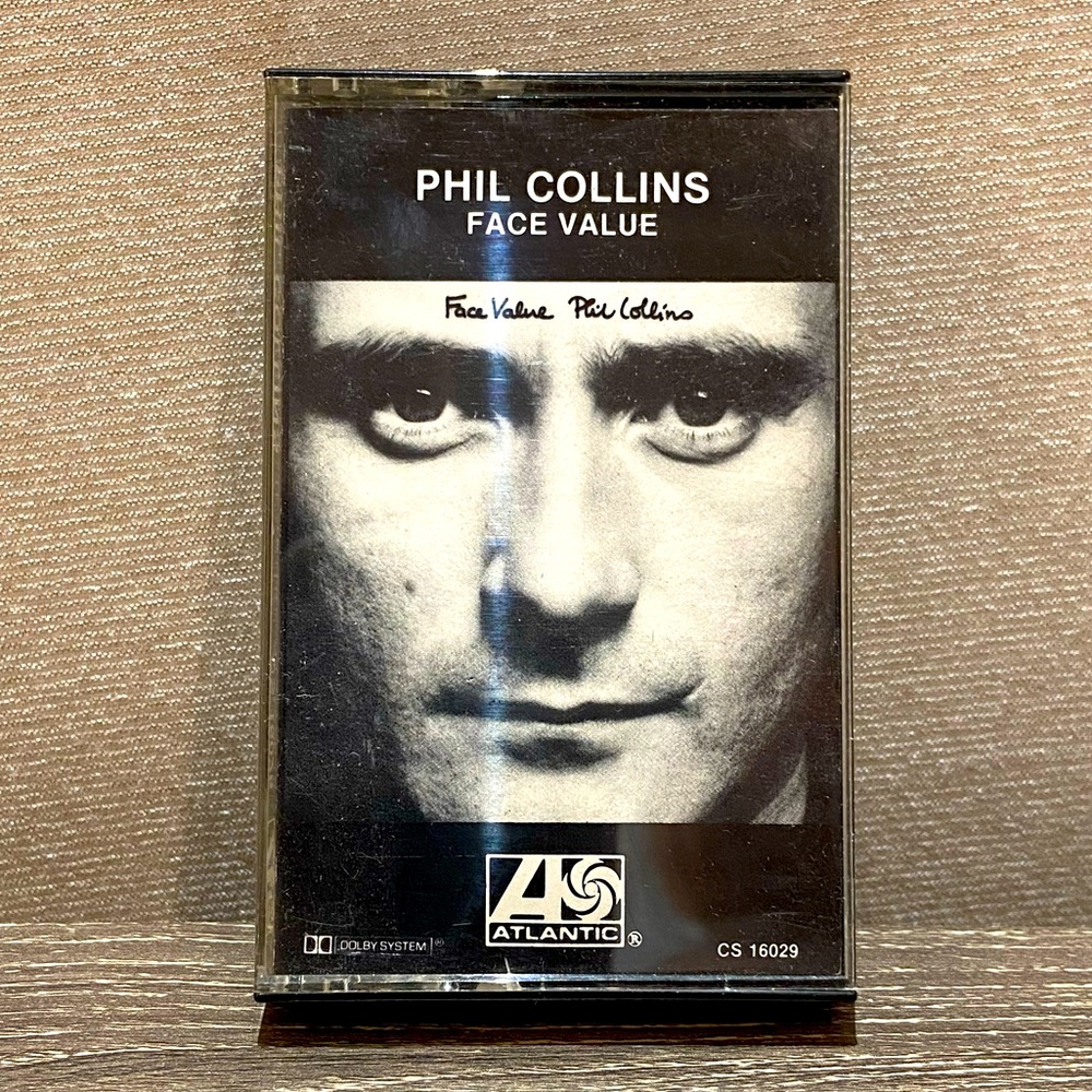 VINTAGE 1981 PHIL COLLINS Face Value Cassette Tape